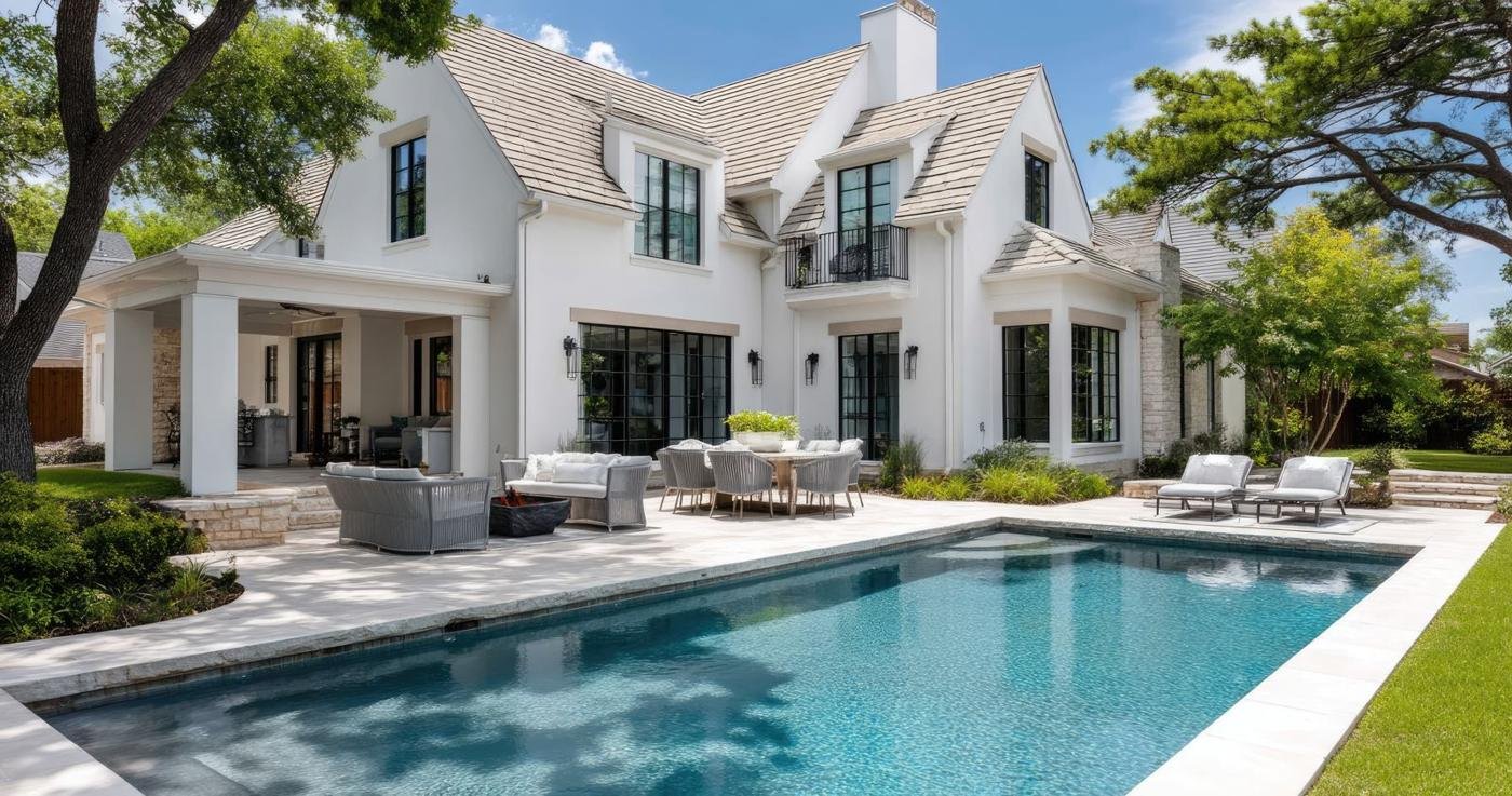 Luxury Texas home with pool