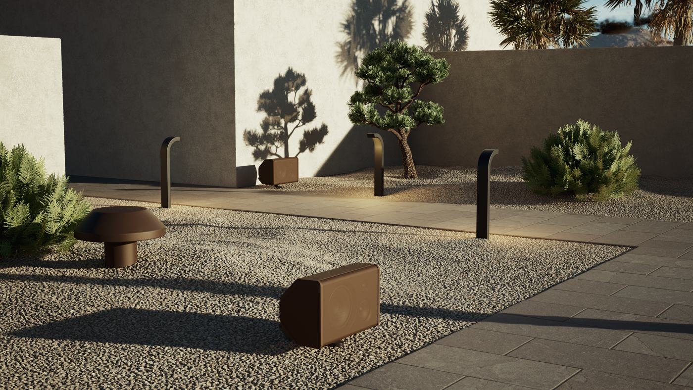 Landscape audio and lighting